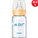 PHILIPS 飞利浦 AVENT新安怡 标准口径玻璃奶瓶 120ml/4oz（S）奶嘴