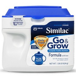 Similac 美国雅培 Go&amp;Grow 较大婴儿和幼儿配方奶粉 2段 624克