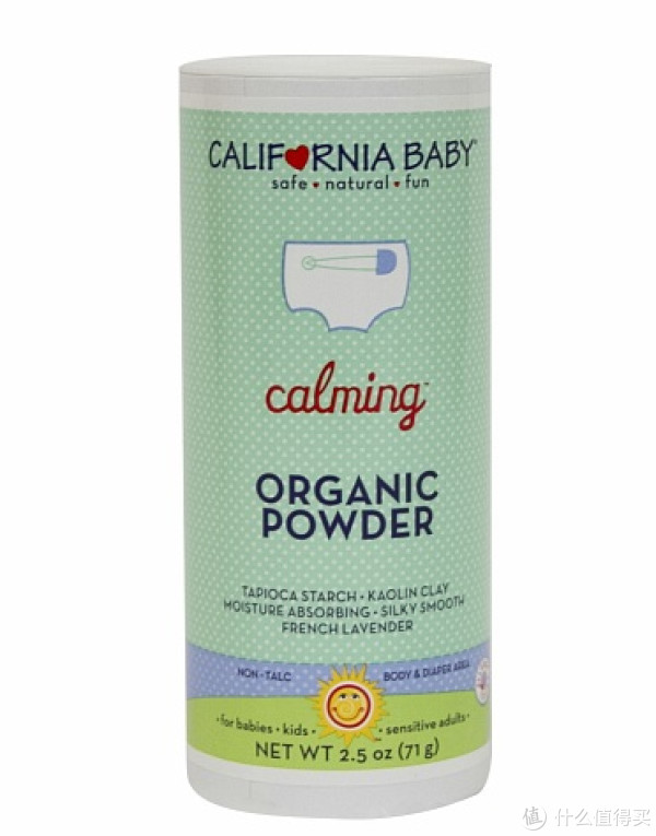 凑单品:CALIFORNIA BABY 加州宝宝 Calming Organic Powder 婴儿镇静爽身粉 71g