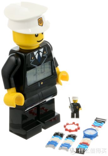 LEGO 乐高 Kids' 儿童系列 手表+闹钟套装 9009938 都市警察