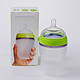 COMOTOMO 可么多么 硅胶奶瓶 绿色 250ml 适合3-6个月宝宝