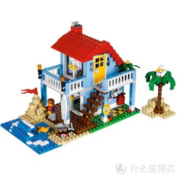 LEGO 乐高 7346 创意百变系列 海滨房屋+中号拼砌板