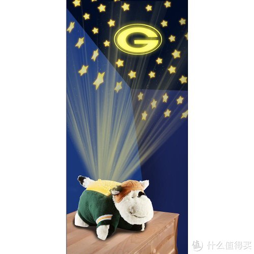Fabrique Innovations  NFL Green Bay Packers Dream Lite Pillow Pet 毛绒玩具小夜灯