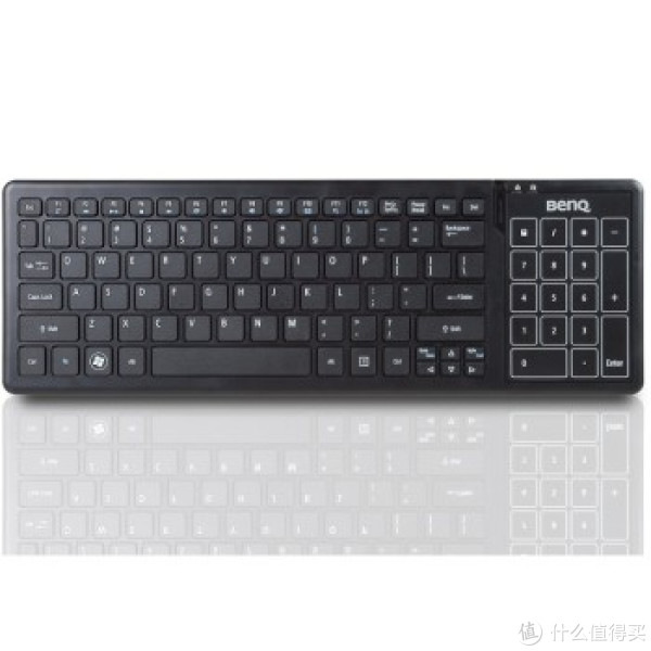 BenQ 明基 无线触控键盘 KE920(触控板/小键盘切换、6mm超薄)