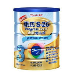 限华北：Wyeth 惠氏 金装幼儿乐 Maple3 3段幼儿奶粉 900g