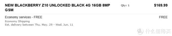 BlackBerry 黑莓 Z10 16GB 智能手机 无锁版(4G LTE)