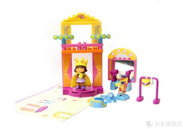 MEGA BLOKS 美高 积木拼插玩具 The Great Waterton 小火车在沃特顿