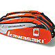 Kawasaki 川崎 TCC-8604 羽毛球包（六只装、橙色）*3件