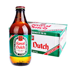 Royal Dutch 皇家骑士 5度淡爽啤酒 瓶装330ml*24 整箱