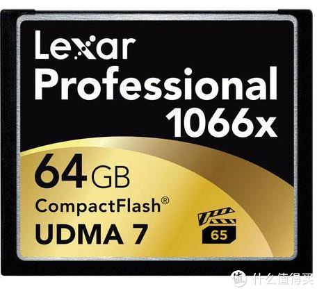 Lexar 雷克沙 Professional 1066x CF存储卡 64GB（1066x、155MB/s写入、UDMA 7）