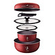 SUPOR 苏泊尔 迪士尼米奇快乐厨房系列 T1122E 巧叠套装锅(红色、 电磁炉通用）