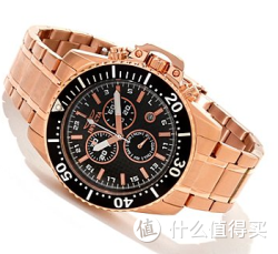 INVICTA Pro Diver 系列 11289 男款腕表（18K玫瑰金、碳纤维表盘）