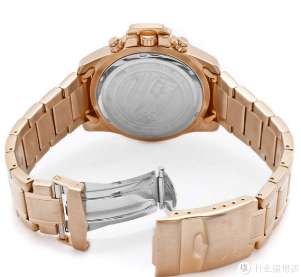 INVICTA Pro Diver 系列 11289 男款腕表(18K玫瑰金、碳纤维表盘)