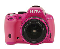 PENTAX 宾得 K-50 DAL 18-55mm WR防水镜头单反套机 粉色