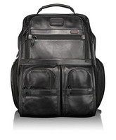 TUMI Alpha Compact Laptop Briefcase Pack 男士顶级真皮商务公文包