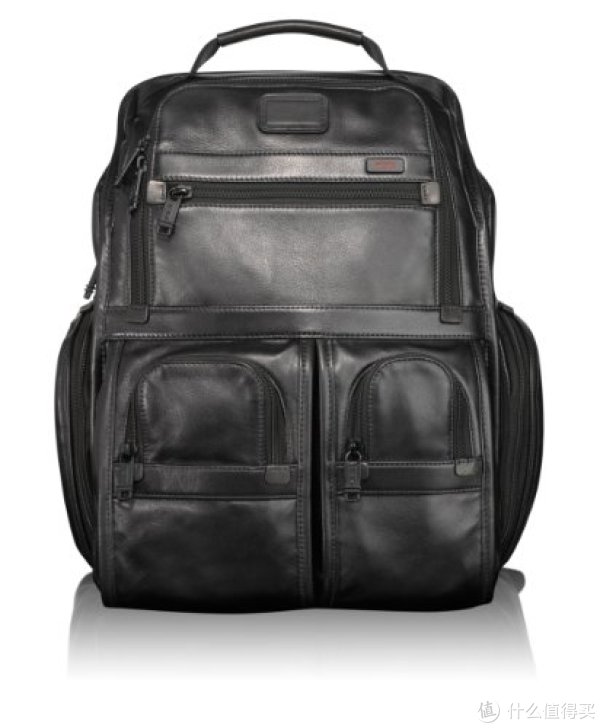 TUMI Alpha Compact Laptop Briefcase Pack 男士顶级真皮商务公文包