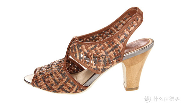 FRYE Ramsey Woven Peep 女士真皮编织高跟鞋