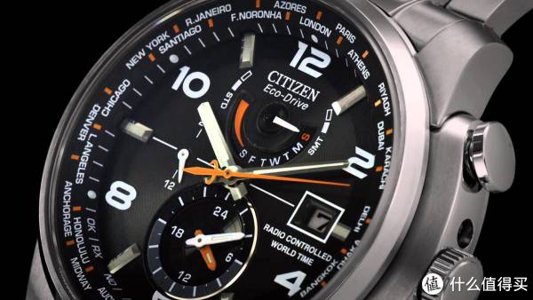CITIZEN 西铁城 Eco-Drive AT9010-52E 男款光动能腕表(5局电波、两地时间)