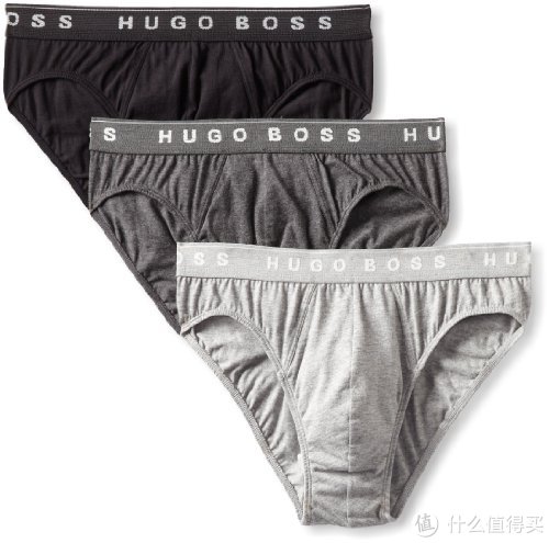凑单品：HUGO BOSS  男士纯棉三角内裤 3条装