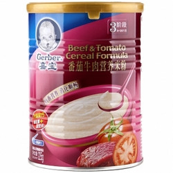 Gerber 嘉宝 番茄牛肉营养配方米粉 225g（满159-59）
