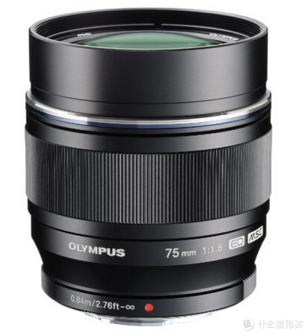 OLYMPUS 奥林巴斯 M.ZUIKO ED 75mm f1.8 M4/3相机 人像镜头(防尘防滴、全球联保)