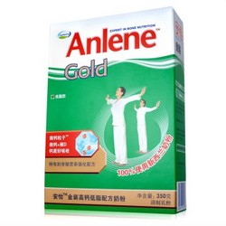 Anlene 安怡 金装高钙低脂配方奶粉 （350g*4盒）*2