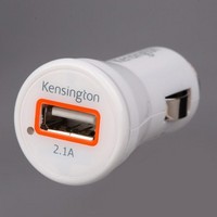 Kensington 肯辛通 K39689 USB车载充电器（2.1A、白色）