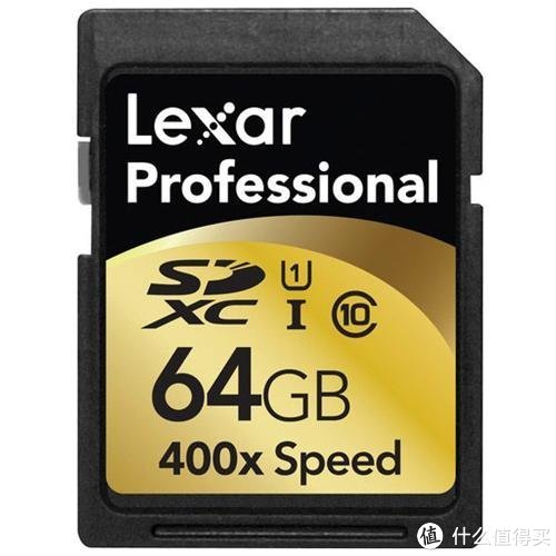 新低价：Lexar 雷克沙 Professional 400x SDXC UHS-I 存储卡 64GB
