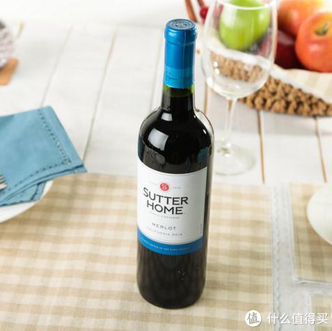 Sutter Home 舒特家族 Merlot 梅洛/赤霞珠 干红葡萄酒 750ml*3瓶