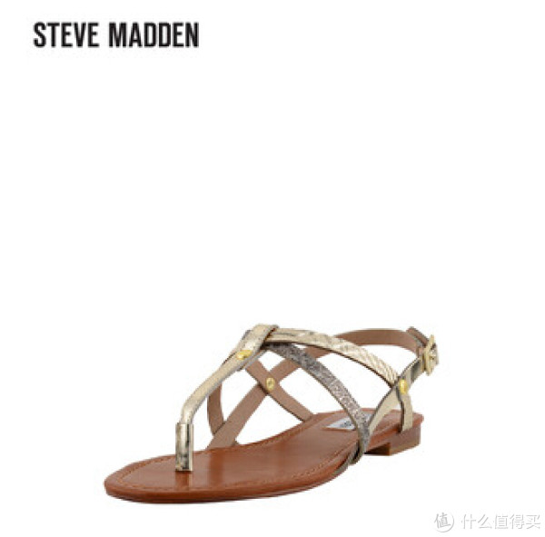 STEVE MADDEN 史蒂夫·马登 SWKROATIA 女款真皮凉鞋
