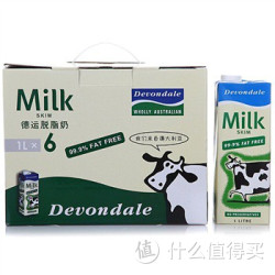 Devondale 德运 脱脂奶礼盒装 1L*6