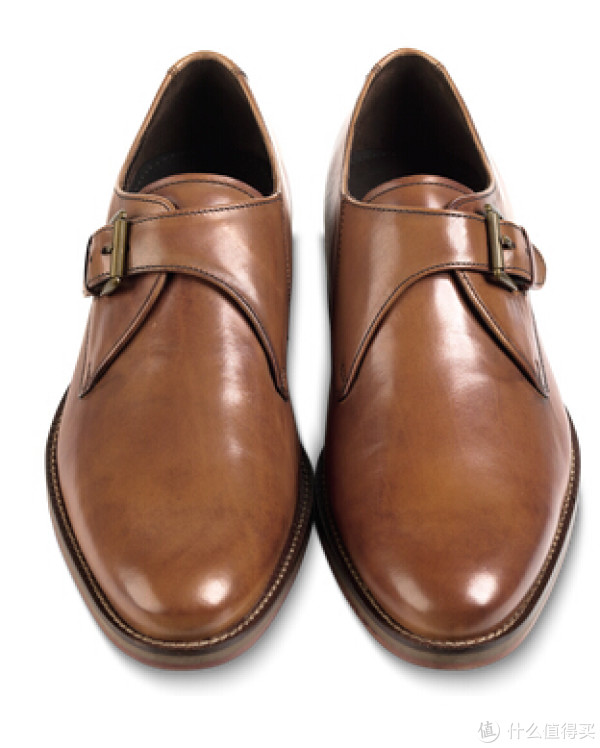 Cole Haan Air Madison Monk Strap 男款真皮搭扣鞋