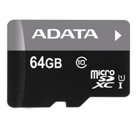 ADATA 威刚 64GB MicroSD（TF）存储卡（Class 10，UHS-1）