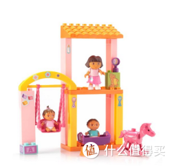 MEGA BLOKS 美高 积木拼插玩具 Dora's Family Nursery 朵拉家庭幼稚园