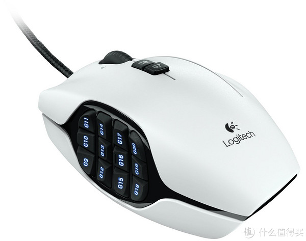 Logitech 罗技 G600 游戏鼠标 白色