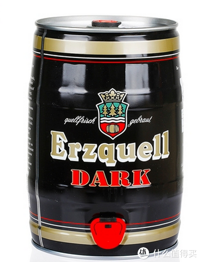 Erzquell 科隆 1880 黑啤酒 桶装5L*2 + 凯撒黑啤500ml*4瓶