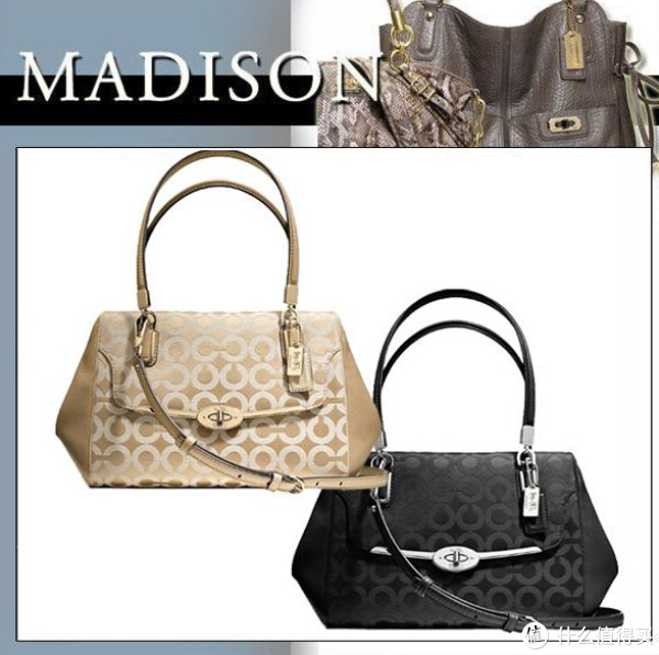 COACH 蔻驰 Madison 麦迪逊系列 Op Art Sateen Small 女款单肩包