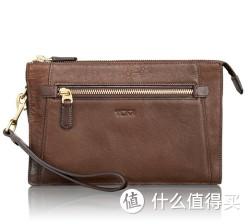 Tumi Luggage Beacon Hill Double Zip Top Clutch 真皮手包