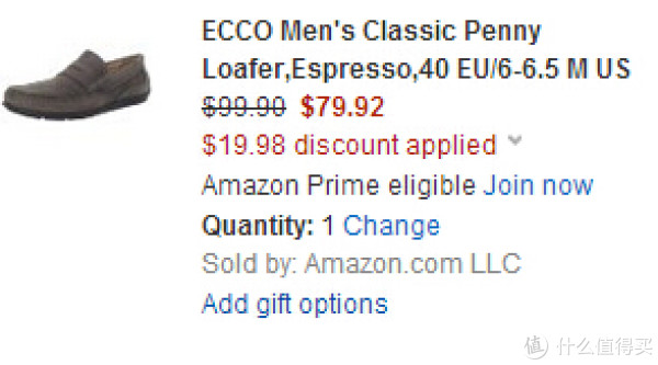 ecco 爱步 Classic Penny Loafer 男款皮鞋
