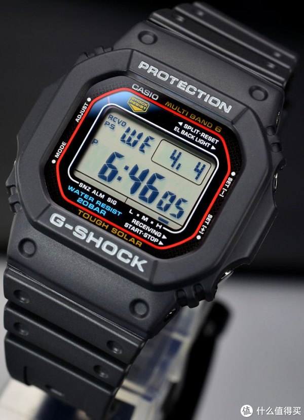 CASIO 卡西欧 G-Shock GWM5610-1 男款 腕表(6局电波、太阳能)
