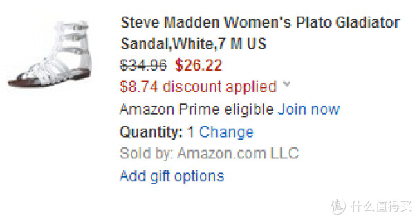 STEVE MADDEN 史蒂夫·马登 Plato Gladiator 女款平底凉鞋