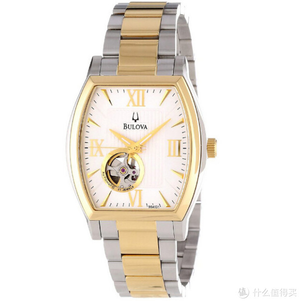 BULOVA 宝路华 98A131 BVA 男士自动机械腕表(可视摆轮,背透)
