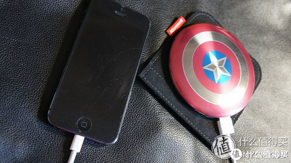 MARVEL 漫威 复仇者联盟 美国队长 盾牌型移动电源 3500毫安