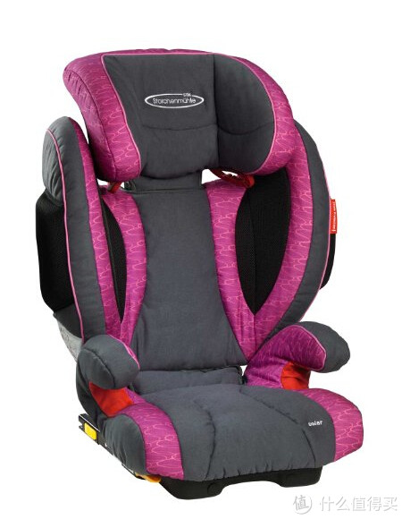 STM 斯迪姆 阳光超人 汽车安全座椅（3～12岁/ISOFIX/紫）+脚部支架