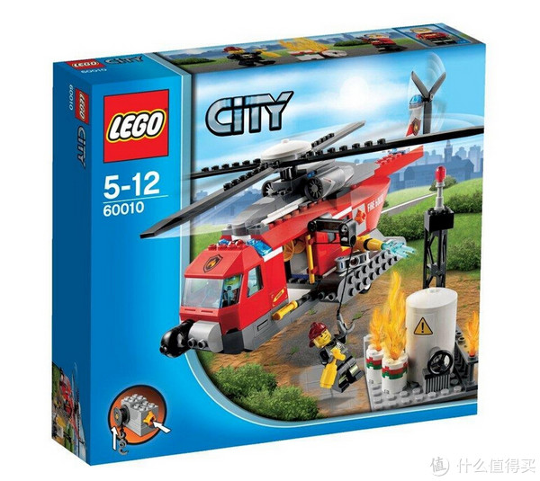 LEGO 乐高 城市系列 L60010 消防直升机