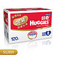 HUGGIES 好奇  金装 超柔贴身纸尿裤  S 120片