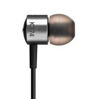 AKG 爱科技 K374 高性能耳塞式耳机 银色