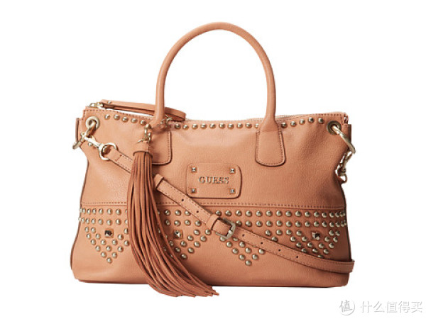GUESS 盖尔斯 Pavilla Satchel Blush 女款真皮包