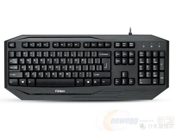 Fuhlen 富勒 G450 金刚套游戏键盘 黑色