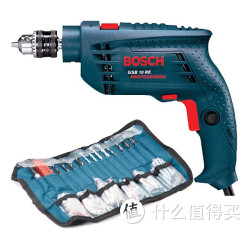 BOSCH 博世 GSB10RE 10毫米冲击钻套装+22支批头套装
